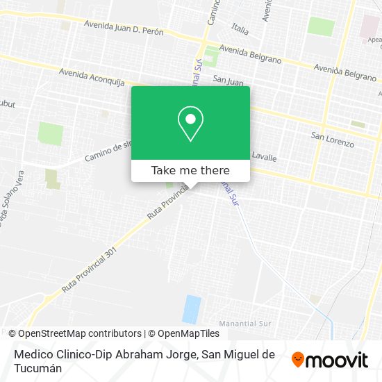 Medico Clinico-Dip Abraham Jorge map