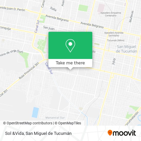 Mapa de Sol &Vida
