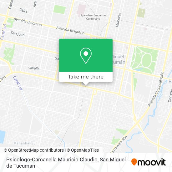 Mapa de Psicologo-Carcanella Mauricio Claudio