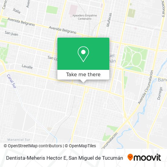 Mapa de Dentista-Meheris Hector E