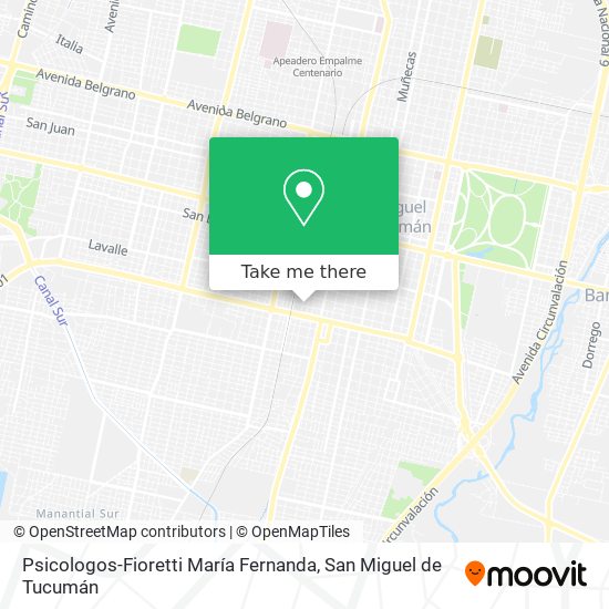 Psicologos-Fioretti María Fernanda map
