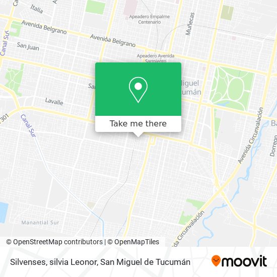 Silvenses, silvia Leonor map