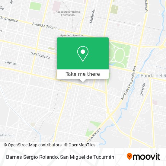 Barnes Sergio Rolando map
