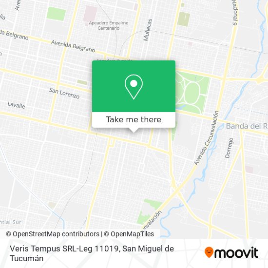 Veris Tempus SRL-Leg 11019 map