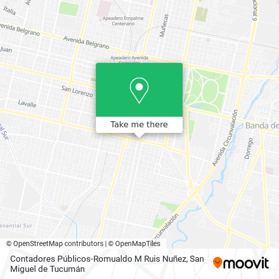 Contadores Públicos-Romualdo M Ruis Nuñez map