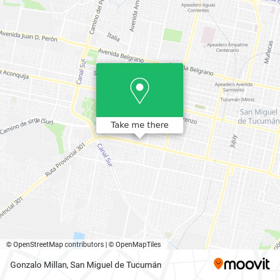 Mapa de Gonzalo Millan