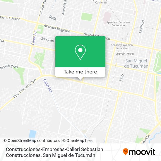Construcciones-Empresas-Calleri Sebastian Construcciones map
