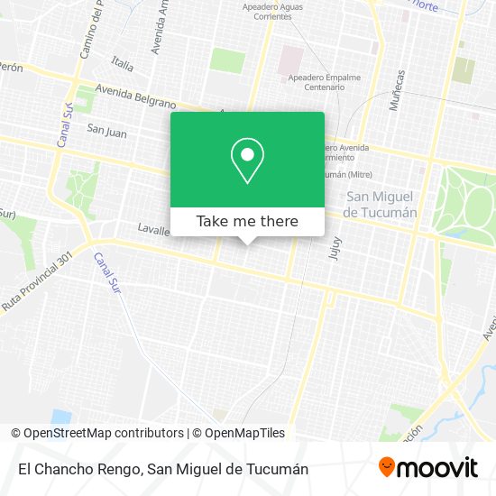 Mapa de El Chancho Rengo