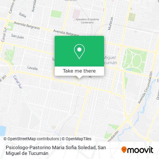 Psicologo-Pastorino Maria Sofia Soledad map