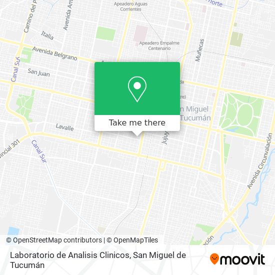 Laboratorio de Analisis Clinicos map