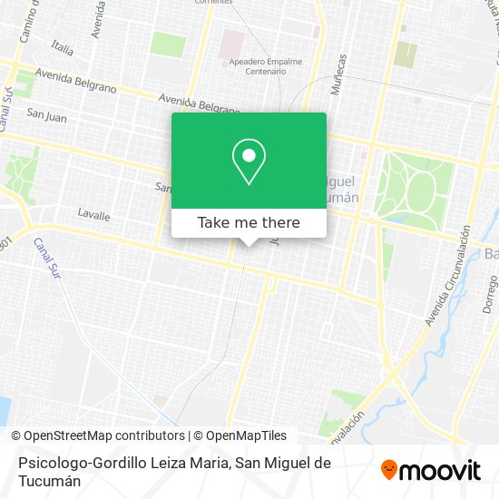 Psicologo-Gordillo Leiza Maria map