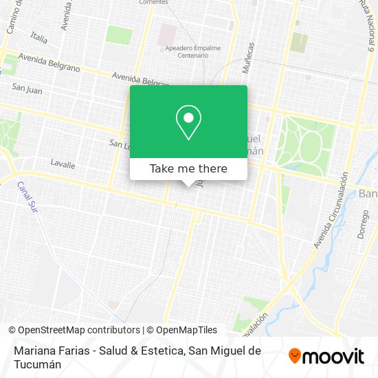 Mariana Farias - Salud & Estetica map