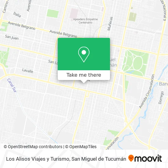 Mapa de Los Alisos Viajes y Turismo
