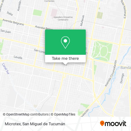 Microtex map