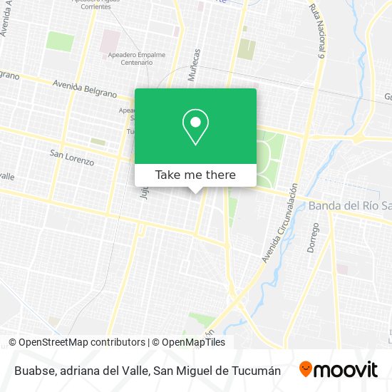 Buabse, adriana del Valle map