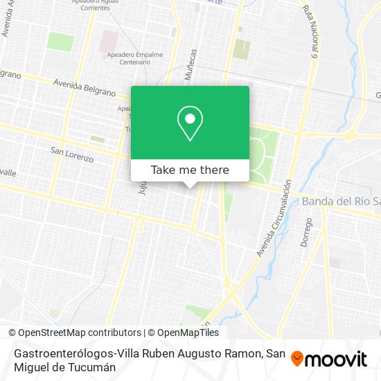 Gastroenterólogos-Villa Ruben Augusto Ramon map