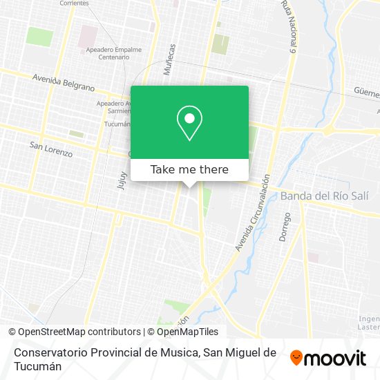 Mapa de Conservatorio Provincial de Musica