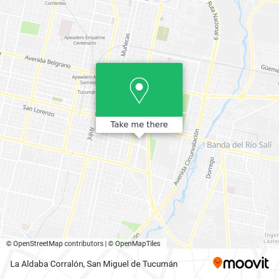 Mapa de La Aldaba Corralón