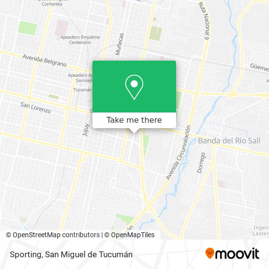 Sporting map