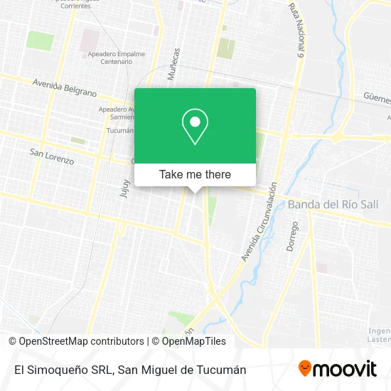 Mapa de El Simoqueño SRL