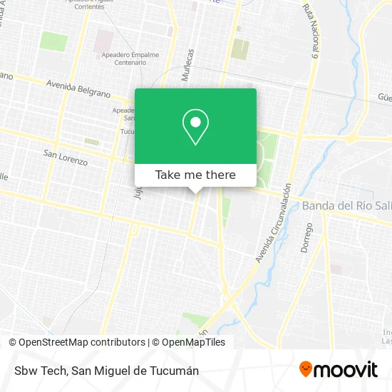 Sbw Tech map