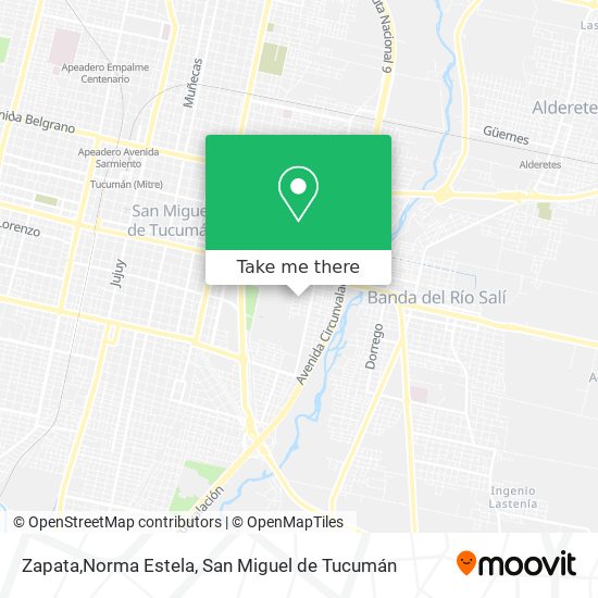 Zapata,Norma Estela map