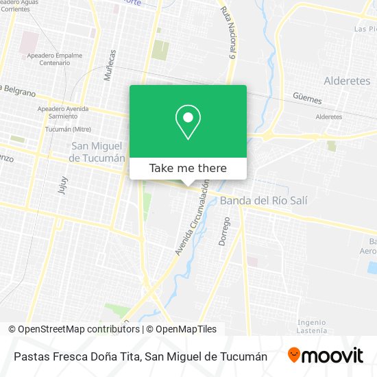 Mapa de Pastas Fresca Doña Tita