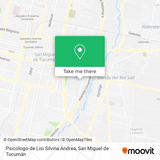 Psicologo-de Lisi Silvina Andrea map