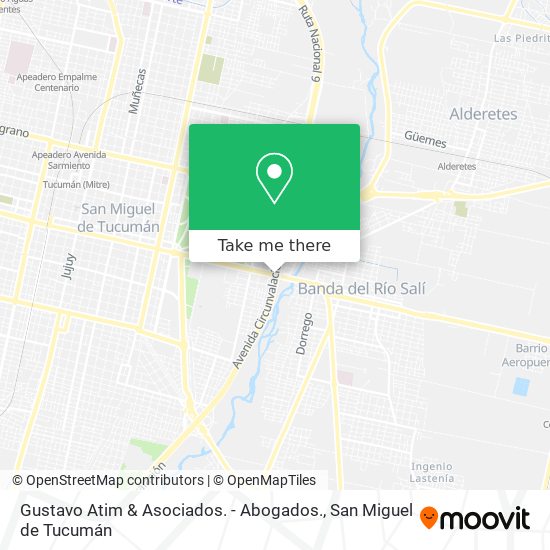 Gustavo Atim & Asociados. - Abogados. map