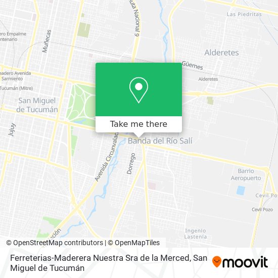 Ferreterias-Maderera Nuestra Sra de la Merced map