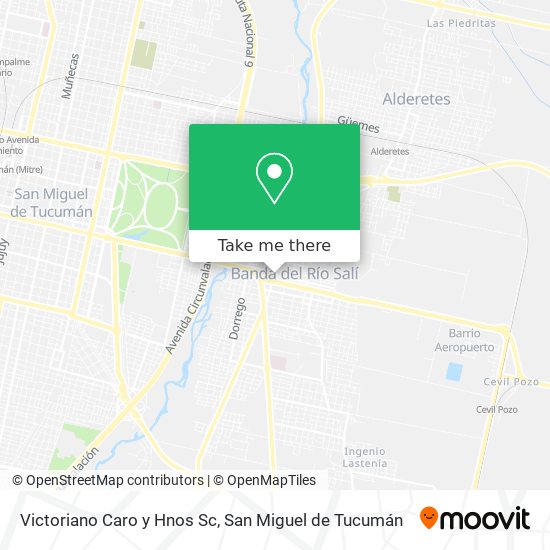 Mapa de Victoriano Caro y Hnos Sc