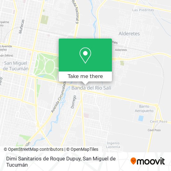 Dimi Sanitarios de Roque Dupuy map