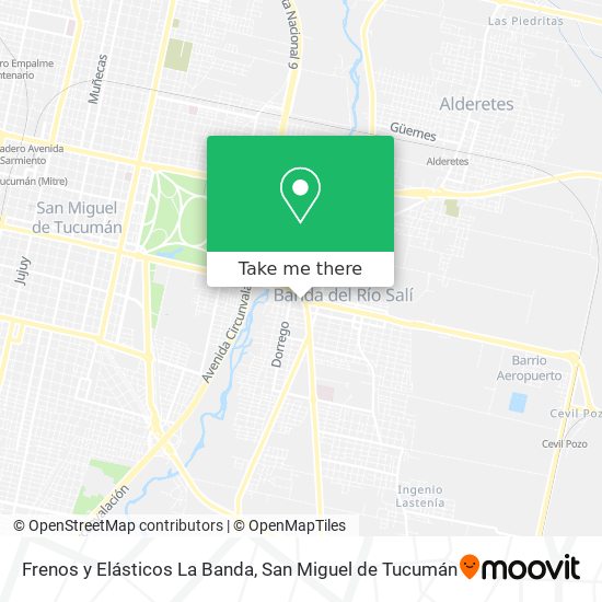 Frenos y Elásticos La Banda map