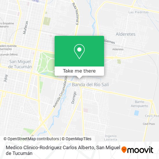 Medico Clinico-Rodriguez Carlos Alberto map