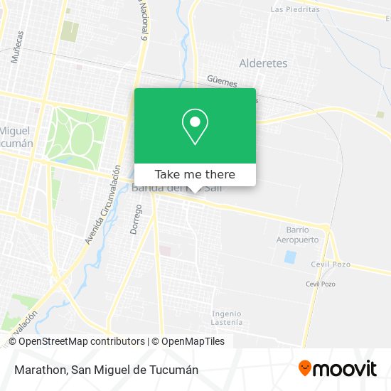 Marathon map