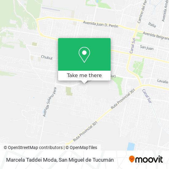Mapa de Marcela Taddei Moda