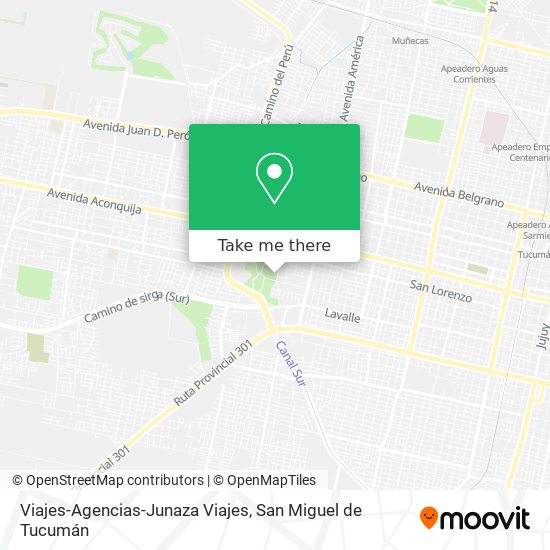 Mapa de Viajes-Agencias-Junaza Viajes