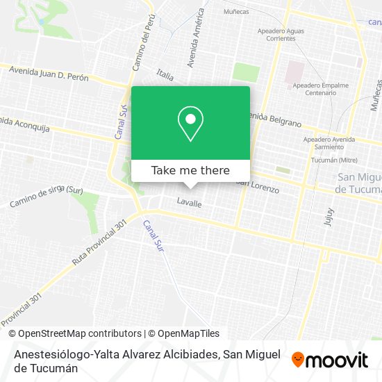 Anestesiólogo-Yalta Alvarez Alcibiades map