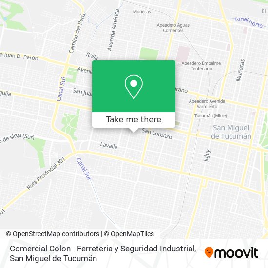 Comercial Colon - Ferreteria y Seguridad Industrial map