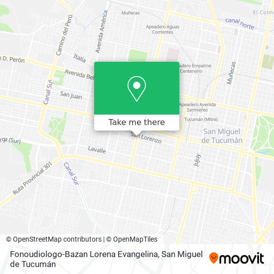 Fonoudiologo-Bazan Lorena Evangelina map