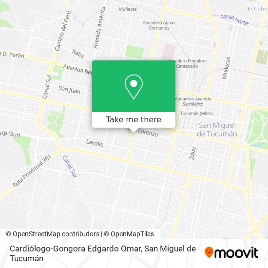 Cardiólogo-Gongora Edgardo Omar map