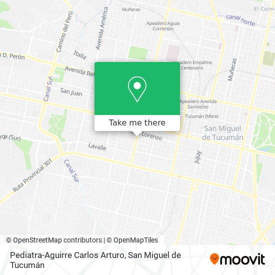 Pediatra-Aguirre Carlos Arturo map