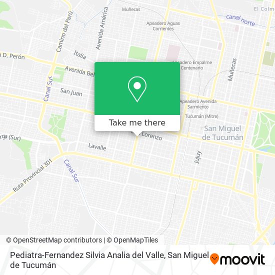 Pediatra-Fernandez Silvia Analia del Valle map