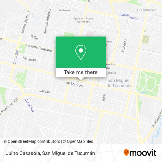 Julito Casasola map