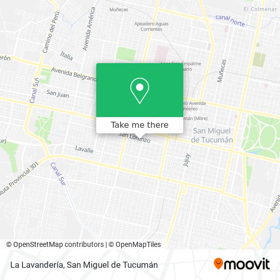 Mapa de La Lavandería