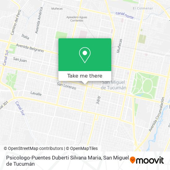Psicologo-Puentes Duberti Silvana Maria map
