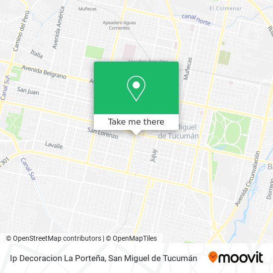 Mapa de Ip Decoracion La Porteña
