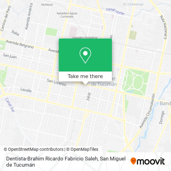 Mapa de Dentista-Brahim Ricardo Fabricio Saleh