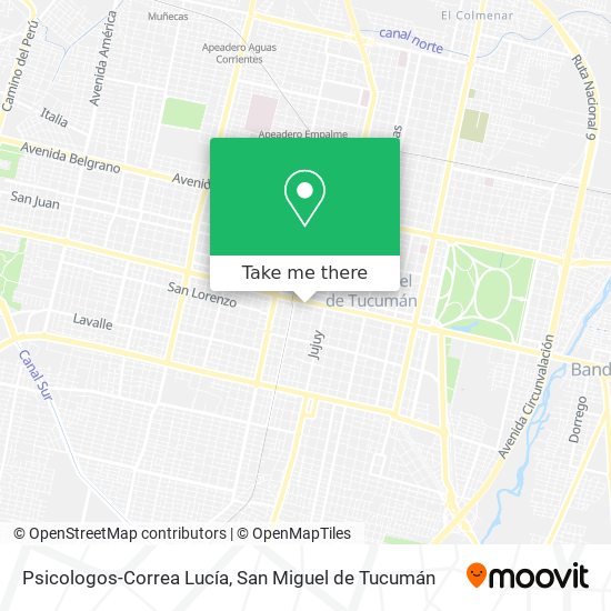 Psicologos-Correa Lucía map