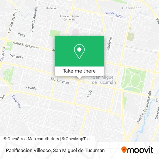 Mapa de Panificacion Villecco